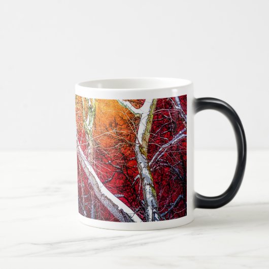 Rote Winternacht Verwandlungstasse (Rechts)
