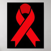 Rote Woche des Blutkrebs Sensibilisierung für HIV/ Poster (Vorne)