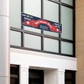 Rote Woche - Drogenfreie Woche Banner (Äußeres Gebäude)
