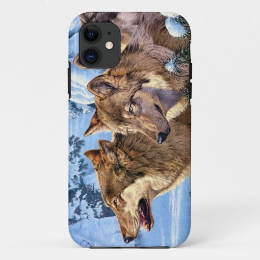 Rote Wölfe Case-Mate iPhone Hülle (Rückseite)