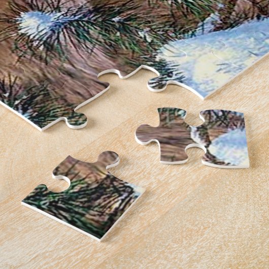 Rote Wölfe Puzzle (Seite)