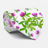 Rote Wolken auf Weiß Krawatte (Gerollt)