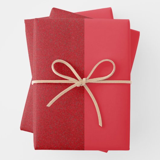 Rote Wrapping Sheets für halb und halb Tomaten - A Geschenkpapier Set (Beispiel)