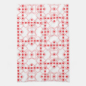 Rote Würfel Handtuch (Vertikal)