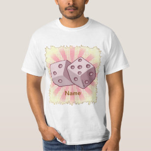Rote Würfel T-Shirt