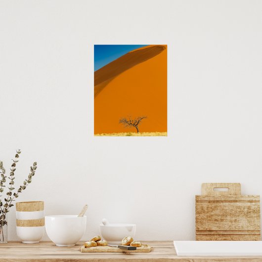 Rote Wüste Namibias Poster (Küche)