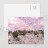 Rote Wüste Postkarte (Vorne/Hinten)