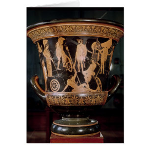 Rote Zahl Kelch krater des Dachbodens