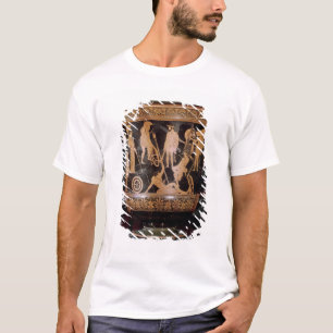 Rote Zahl Kelch krater des Dachbodens T-Shirt