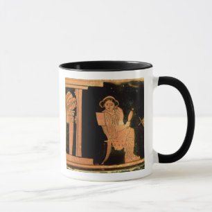 Rote Zahl Pyxis des Dachbodens, der eine Braut, 5. Tasse