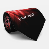 Rote Zahl Skaten Krawatte (Gerollt)