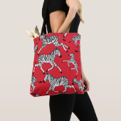 Rote Zebra-Tasche Tasche (Von Nahem)