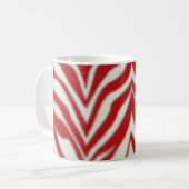 Rote Zebra-Tasse Kaffeetasse (Vorderseite Links)