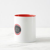 Rote Zen-Tasse Tasse (Zentrum)
