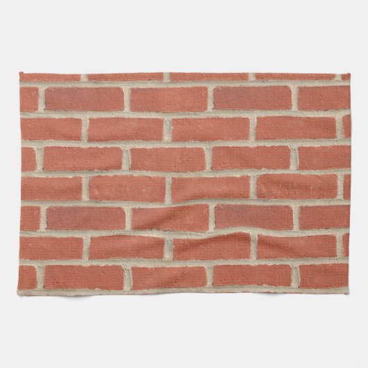 Rote Ziegel Geschirrtuch (Horizontal)
