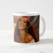 rote Zigeunerin Jumbo-Tasse (Vorderseite Rechts)