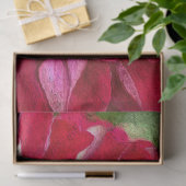 Rote Zinnien Blumen Seidenpapier (Geschenk)