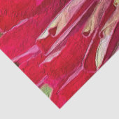 Rote Zinnien Blumen Seidenpapier (Detail)