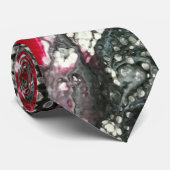 Rote Zombie-Krawatte Krawatte (Gerollt)