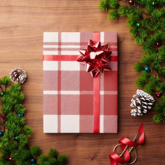Rote Zuckerstange Geschenkpapier (Feiertagsgeschenk)
