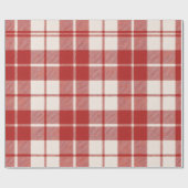 Rote Zuckerstange Geschenkpapier (Flach)