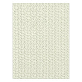 Rote Zweige in Creme einsetzen - nahtloses Muster. Tischdecke (Vorderseite)