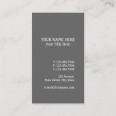 Rote Zweige Visitenkarte (Rückseite)