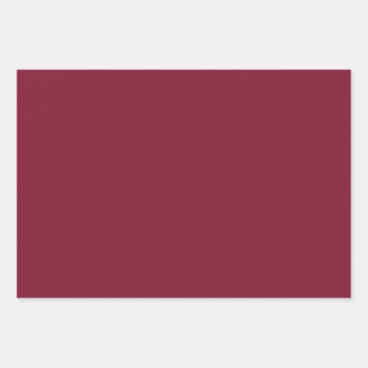 Rote Zwiebel, Farbe Geschenkpapier Set (Vorderseite 2)