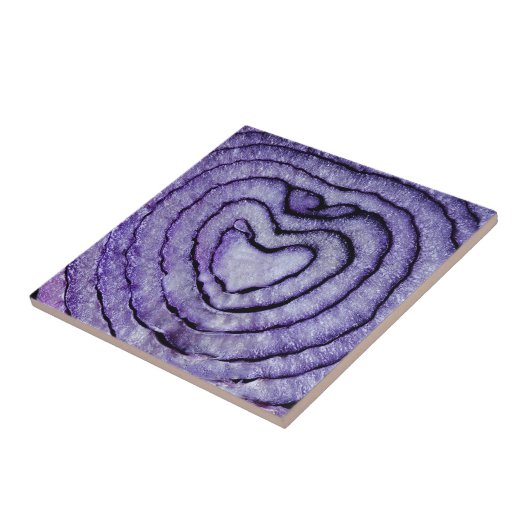 Rote Zwiebel Fliese (Seite)