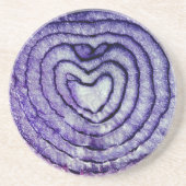 Rote Zwiebel Getränkeuntersetzer (Vorne)