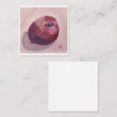 Rote Zwiebel Mitteilungskarte (Vorne/Hinten)