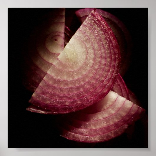 Rote Zwiebel Poster (Vorne)