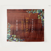 Rötelholz-Eukalyptus-Brautparty Wandteppich (Vorderseite (Horizontal))