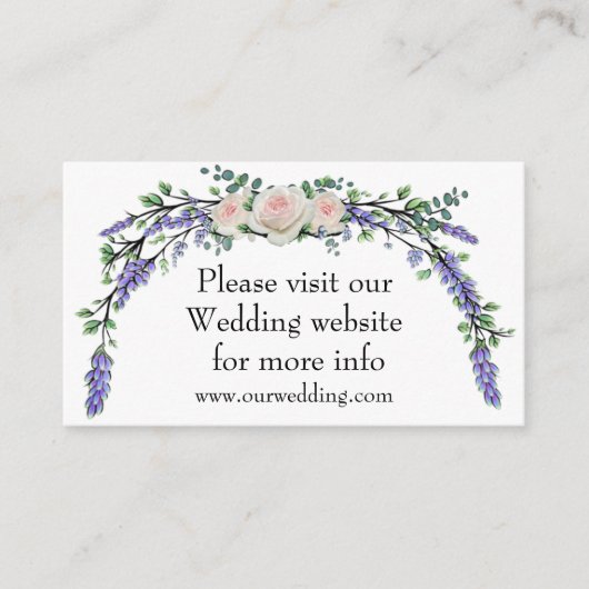 Rötelrosen Begleitkarte (Vorderseite)