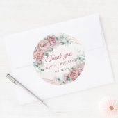 Rötelschrei Runder Aufkleber (Umschlag)