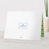 Röteltaube Geburtstag Karte (Rückseite)