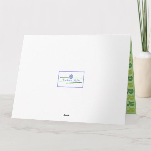 Röteltaube Geburtstag Karte (Rückseite)