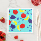 Rotende Früchte Serviette (Beispiel)