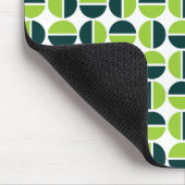 Rotende Kreise - Schattierungen grüner Flächen Mousepad (Ecke)
