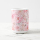 Rötenwasserfarben-Blumen Kaffeetasse (Mittel)
