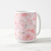 Rötenwasserfarben-Blumen Kaffeetasse (VorderseiteRechts)