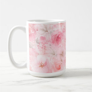 Rötenwasserfarben-Blumen Kaffeetasse