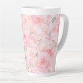 Rötenwasserfarben-Blumen Milchtasse (Rechte Ecke)