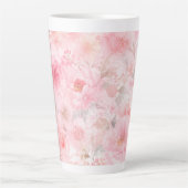 Rötenwasserfarben-Blumen Milchtasse (Vorderseite)