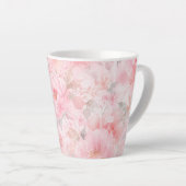 Rötenwasserfarben-Blumen Milchtasse (Rechte Ecke)