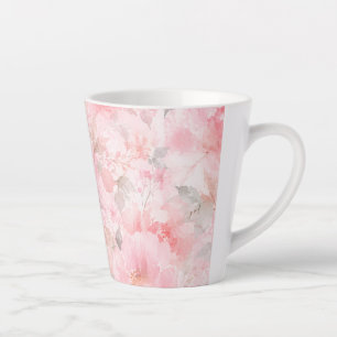 Rötenwasserfarben-Blumen Milchtasse