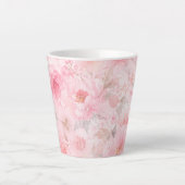 Rötenwasserfarben-Blumen Milchtasse (Vorderseite)