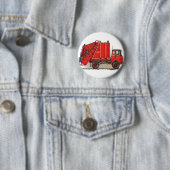 Roter Abfall-LKW Button (Beispiel)