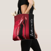 Roter Absatz-roter Bogen Tasche (Von Nahem)