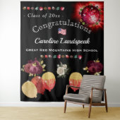 Roter Abschluss der Disco 2025 Wandteppich (Beispiel)